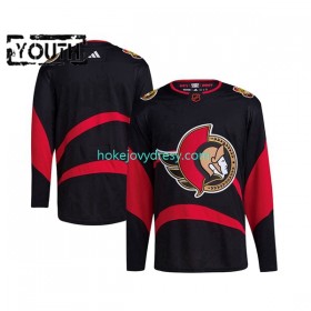 Dětské Hokejový Dres Ottawa Senators Blank Adidas 2022-2023 Reverse Retro Černá Authentic